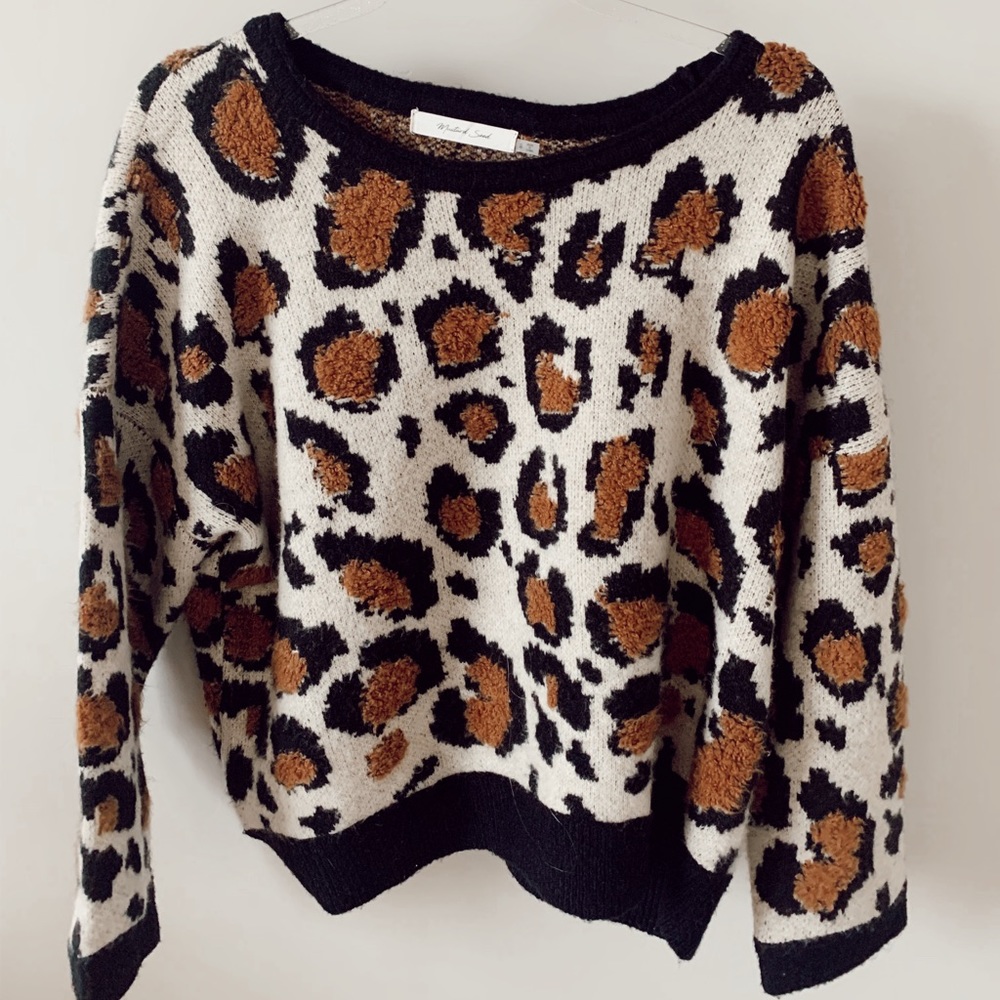 Cheetah sweater
